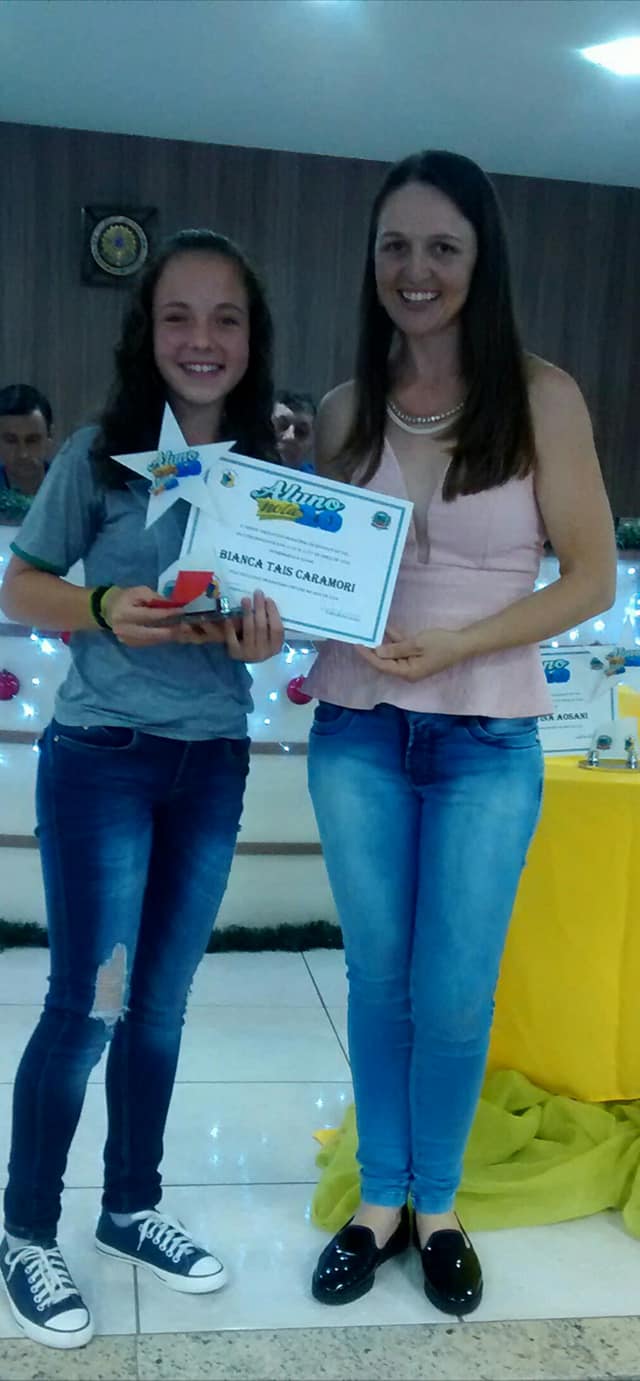 Premiação Aluno Nota Dez