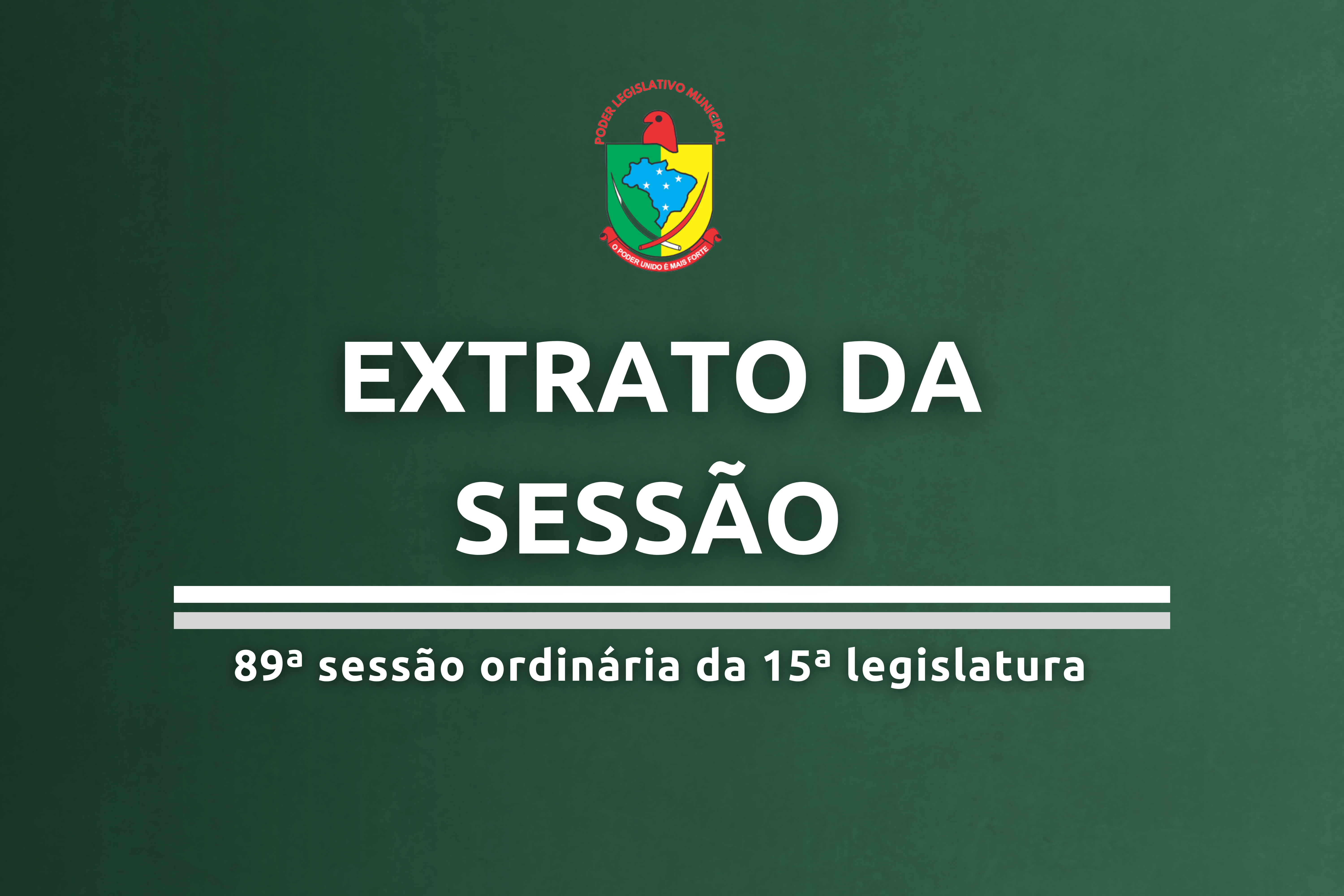 EXTRATO DA SESSÃO