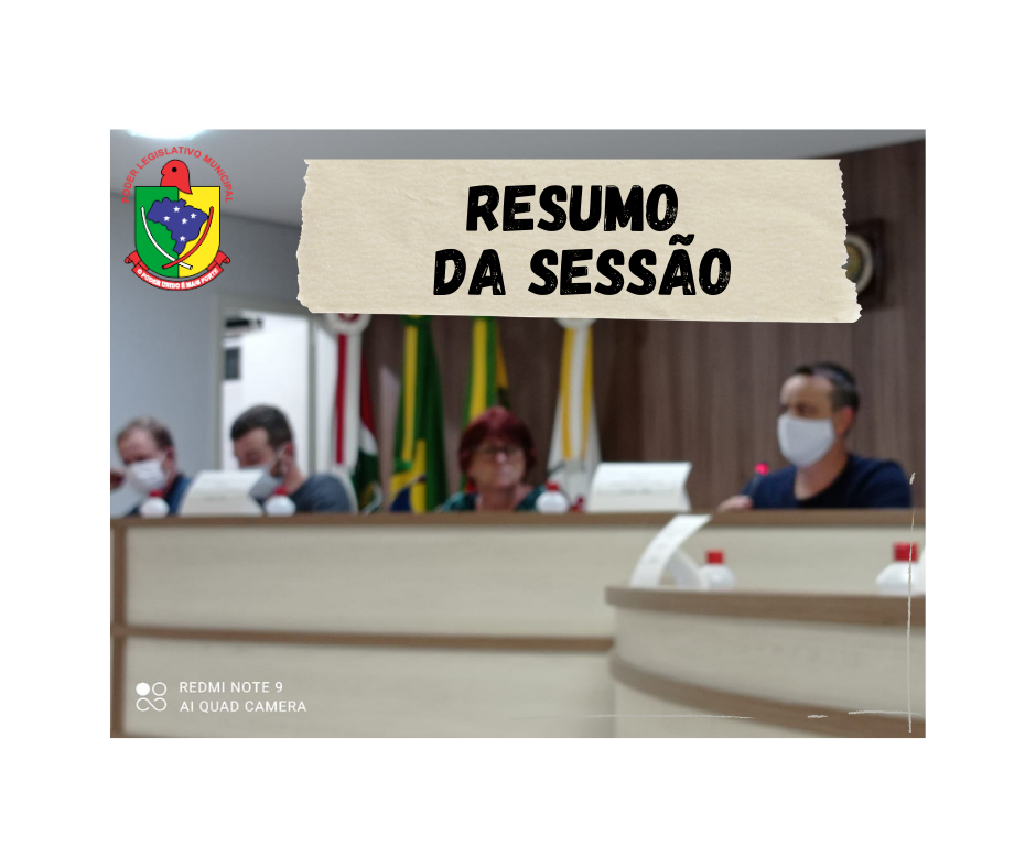 Extrato da Sessão Legislativa.