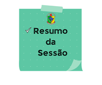 Extrato da Sessão Legislativa.