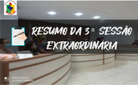 Extrato da Sessão Legislativa.