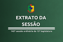 EXTRATO DA SESSÃO EXTRATO DA SESSÃO