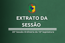 EXTRATO DA SESSÃO