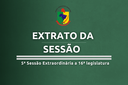 EXTRATO DA SESSÃO