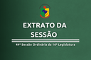 EXTRATO DA SESSÃO