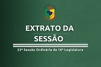 EXTRATO DA SESSÃO