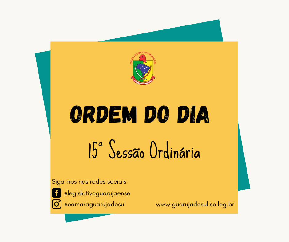 Ordem do Dia.